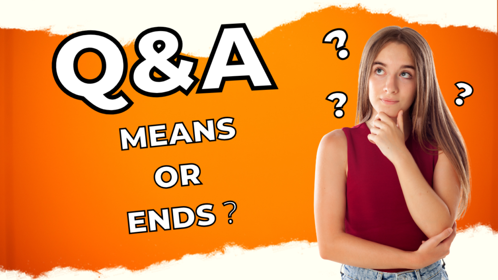 NoFap Means and Ends