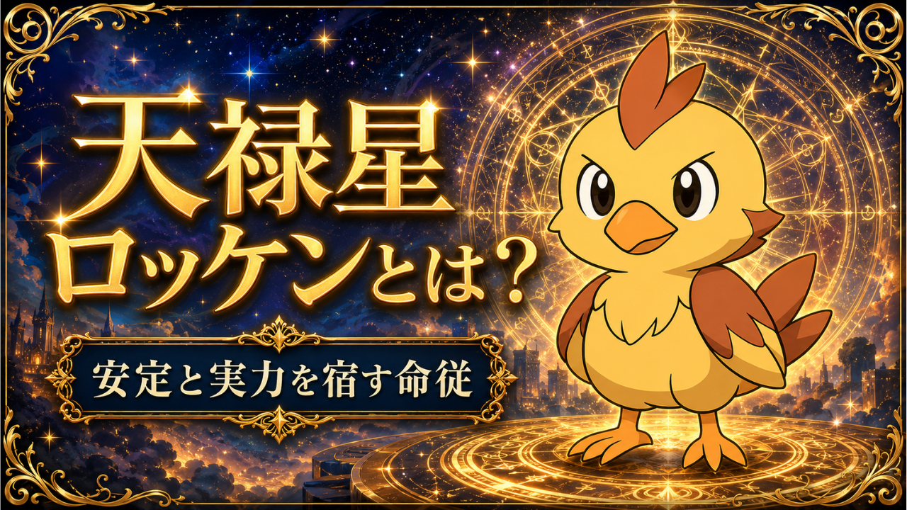 天禄星 ロッケンとは？ 安定と実力を宿す命従 - ヒコレオンハック