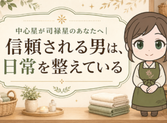 司禄星 日常整うが大切