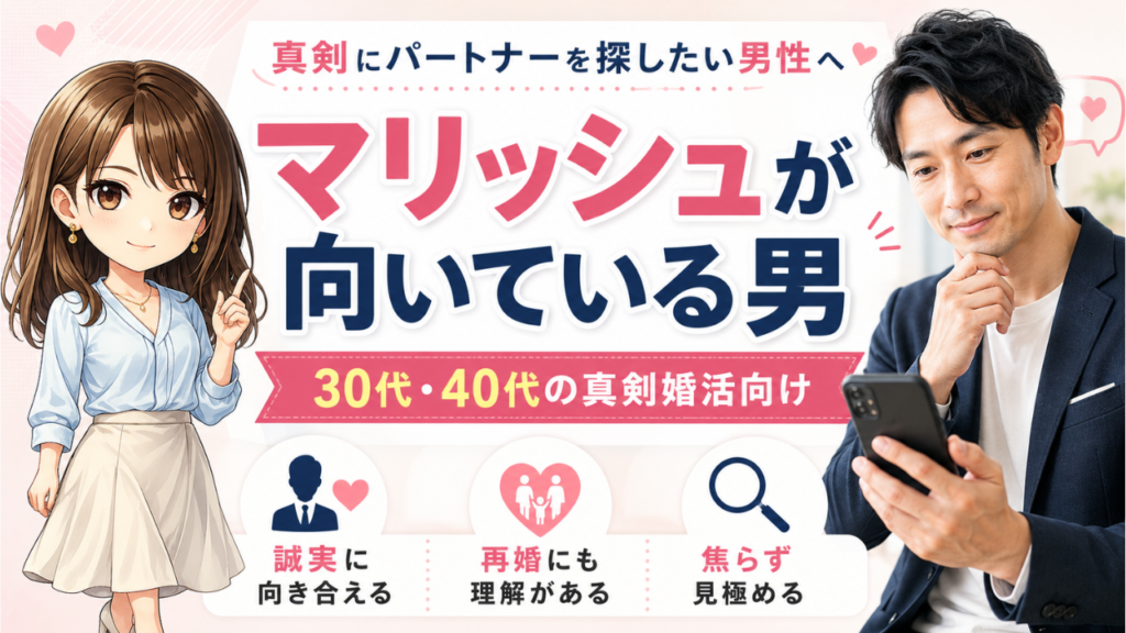 マリッシュが向いている男