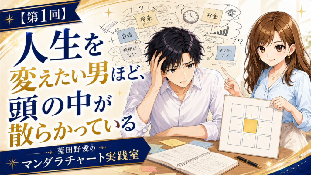 人生を変えたい男ほど、頭の中が散らかっている