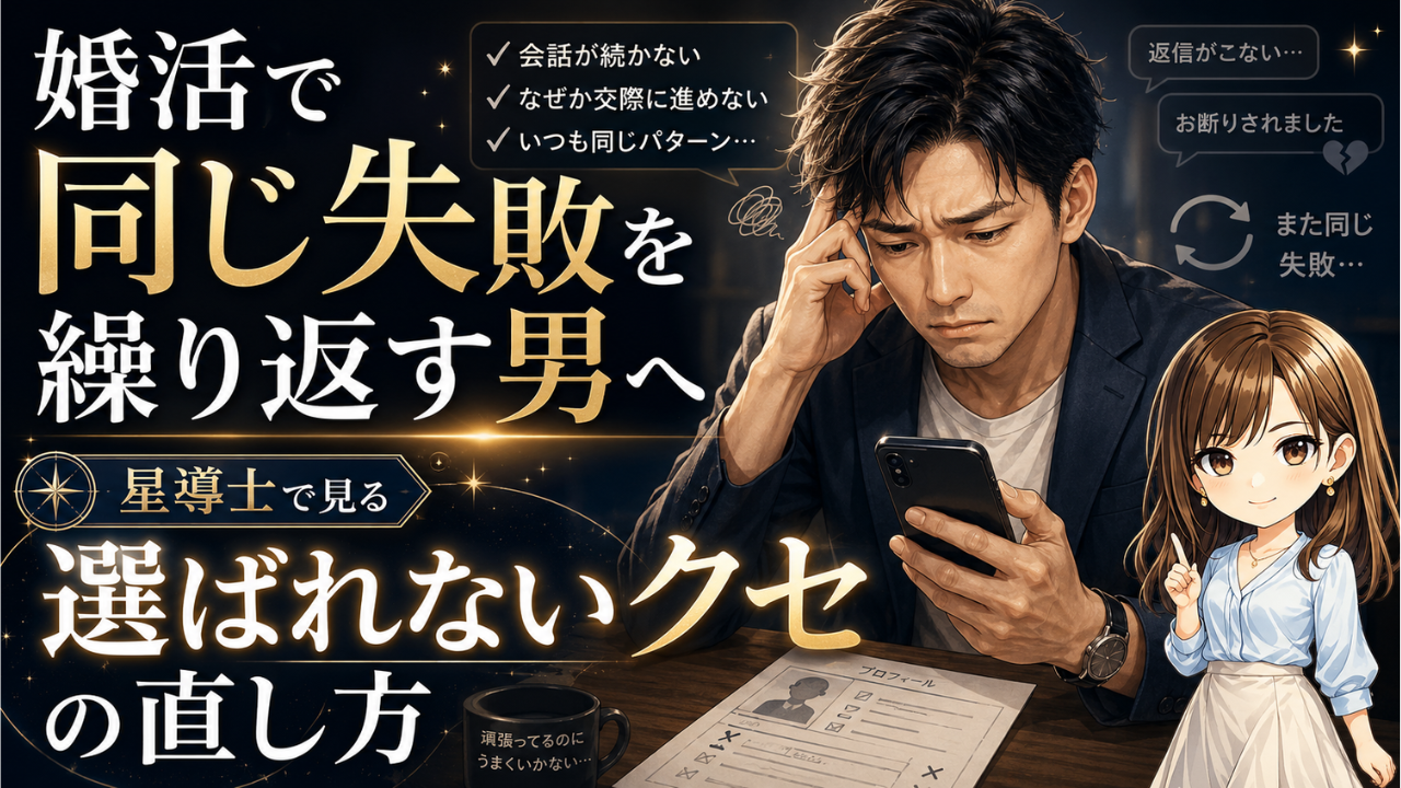 婚活で同じ失敗を繰り返す男