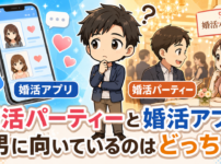 婚活アプリvs婚活パーティー