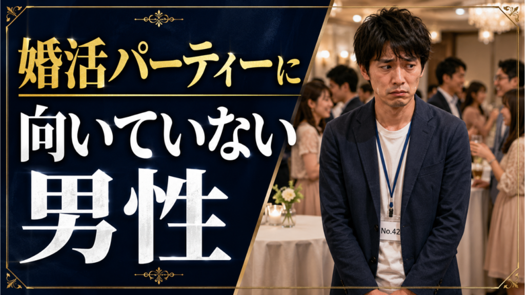 婚活パーティーに向いていない男性