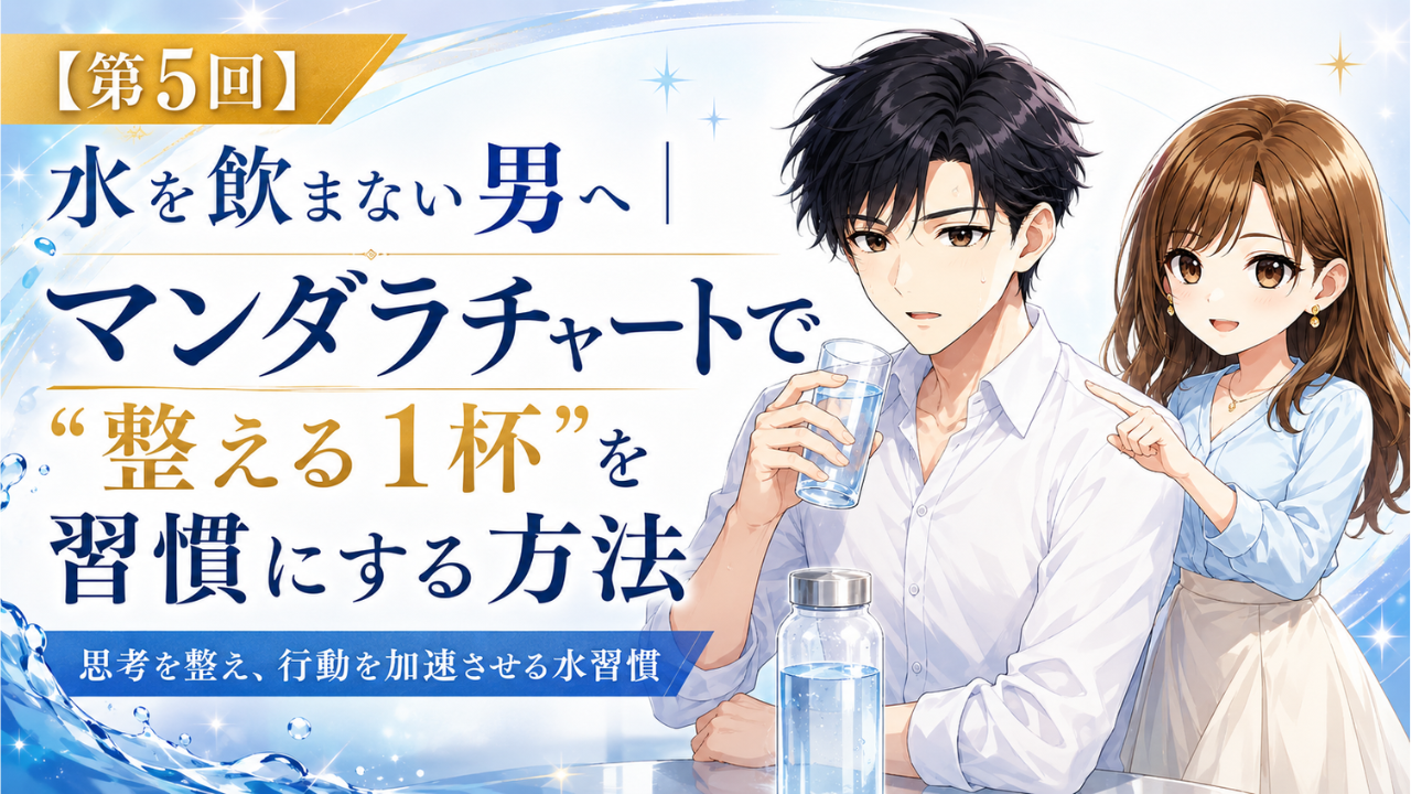 水を飲まない男 マンダラチャート