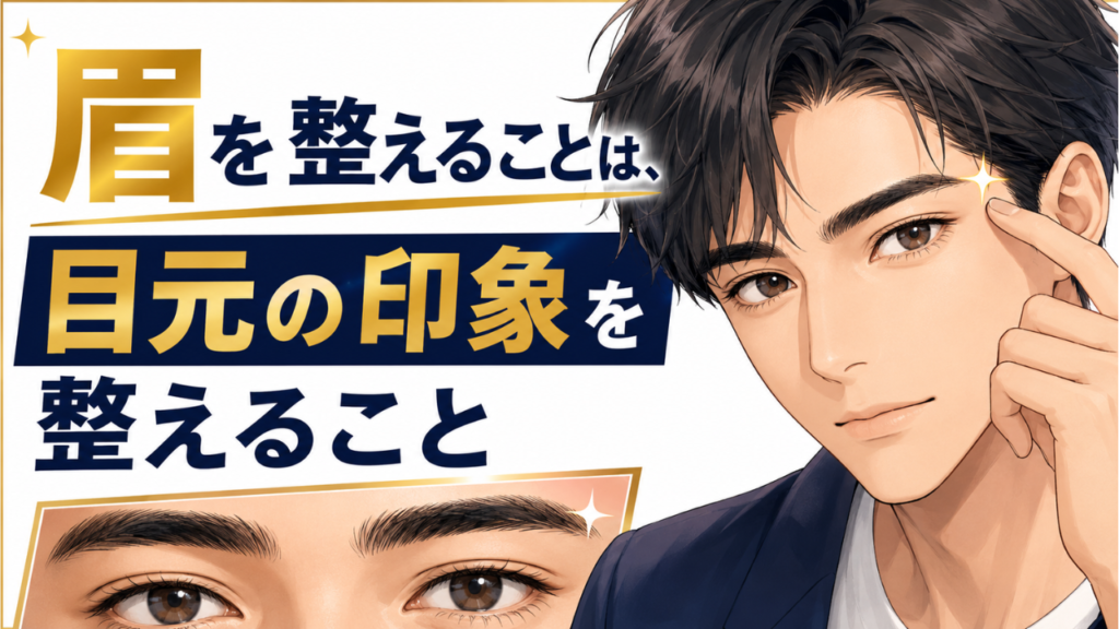 眉を整えることは、目元の印象を整えること