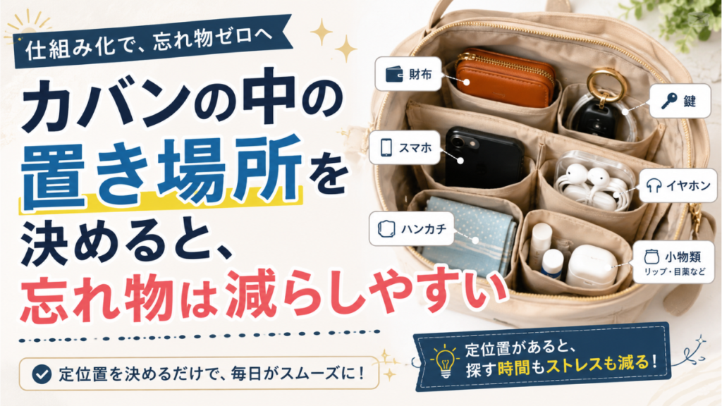 鞄の中の整理術