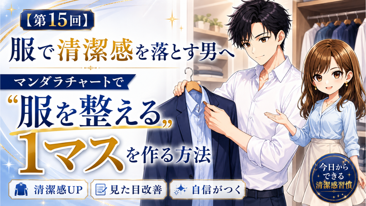 マンダラチャート 服を整える